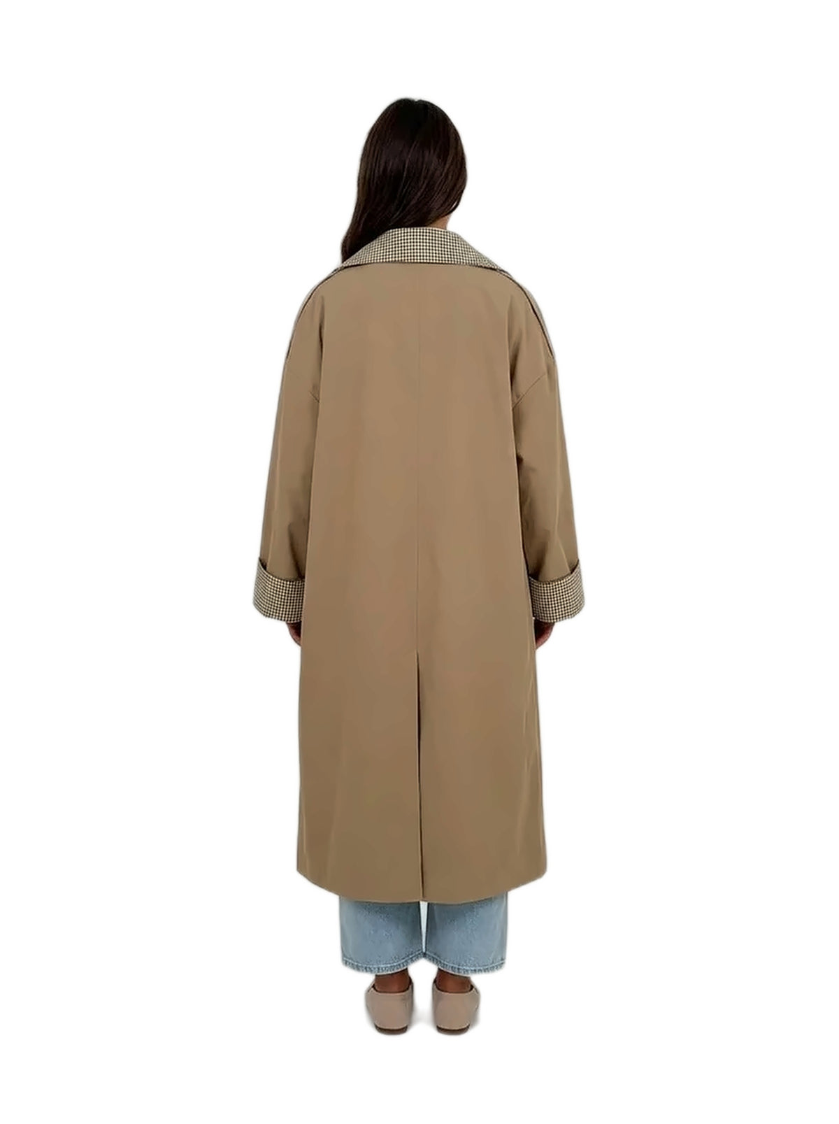 OLYVAA - Avéra Long Trench Coat