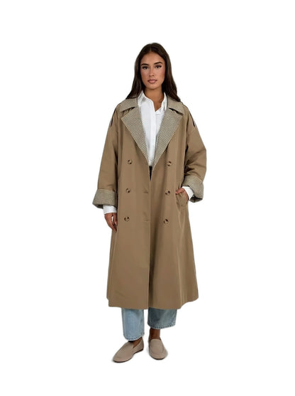 OLYVAA - Avéra Long Trench Coat